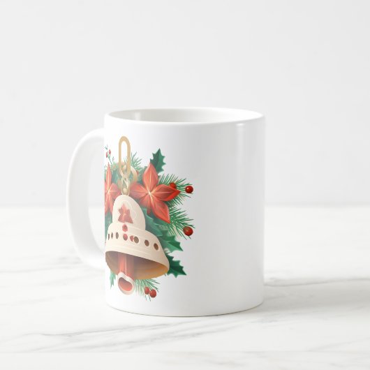 Mok van de kerstbel (Voorkant links)