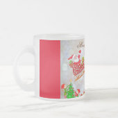 Mok van de kerstman en de rendierenkoffie van glas (Links)