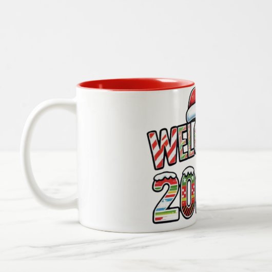 mok van de kerstman van 2025 (Links)