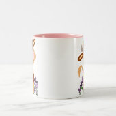 Mok van de Koe van de Cartoon van de verkauwde ver (Center)