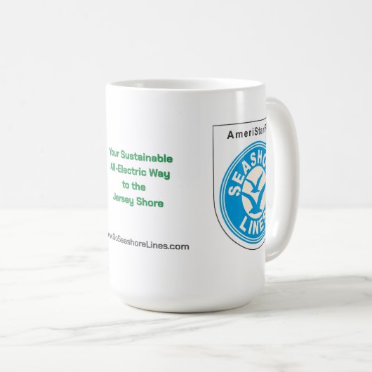 MOK VAN DE KOFFIE AAN ZEE (WHITE SHIELD) (Voorkant rechts)