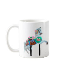 mok VAN DE KOFFIE "DE HORSDECORATIEVE MOK VAN HET