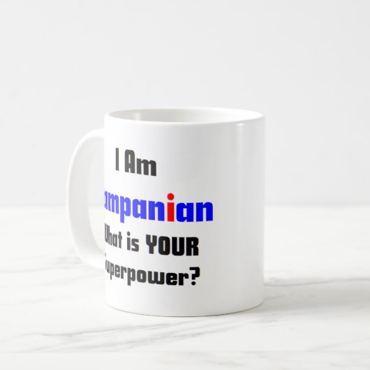 mok van de koffie uit campanië (Voorkant links)