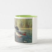 Mok van de koffie van de vissers - Perch (Center)