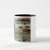 Mok van de koffie van de vissers - zalm (Center)