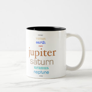 mok van de koffie van het kookgeek zonnestelsel