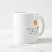 Mok van de koffie voor het kapitalisme (Voorkant rechts)