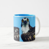 Mok van de koffiebeker van de vogels - Osprey - Vo (Voorkant rechts)