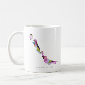 Mok van de Koffiekaart van het Silhouette Lake Cha