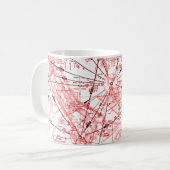 Mok van de koffiekaartje voor de luchtvaart (Voorkant links)