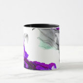 Mok van de kolibrie (Paars ontwerp) (Midden)