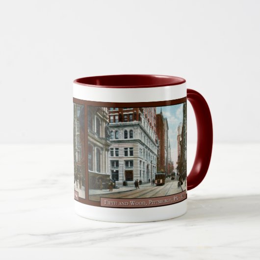  Mok van de Korte Koffie in Pittsburgh (Voorkant rechts)