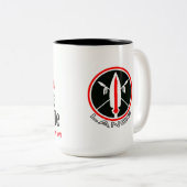 mok van de Lance Missile Reunion 2018 (Voorkant rechts)