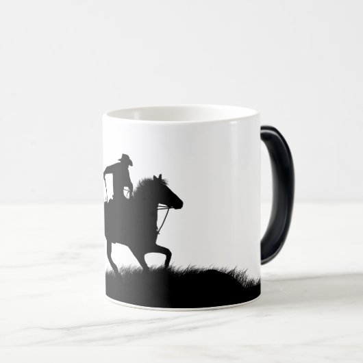 Mok van de landelijke Westerne Cowboy Horse Roping (Voorkant rechts)