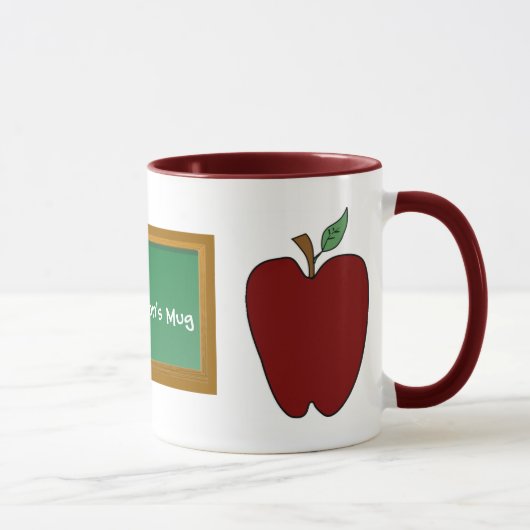 Mok van de landestien Apple Teacher (Rechts)