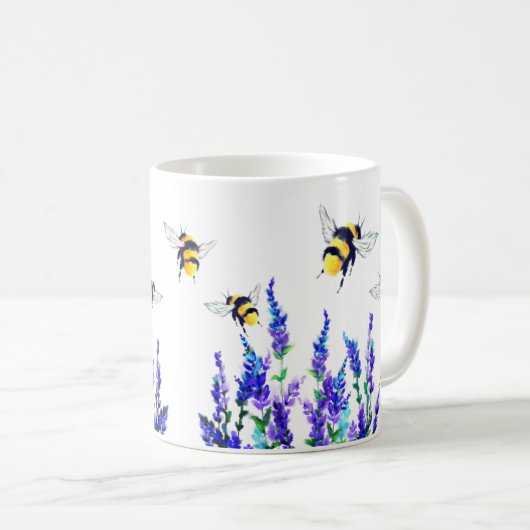 Mok van de lentevloeren en bijen (Voorkant rechts)