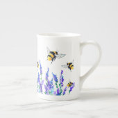 Mok van de lentevloeren en bijen die het bot China (Rechts)