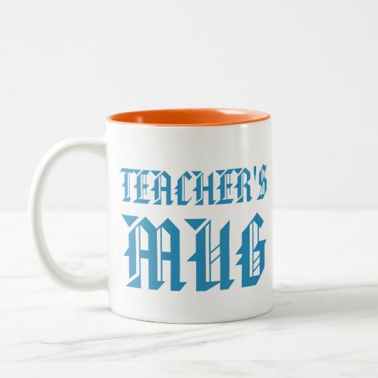 Mok van de leraar | Kute Bright Fun Humor Slogan M (Links)