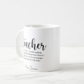 Mok van de lerarendefinitie (Voorkant links)