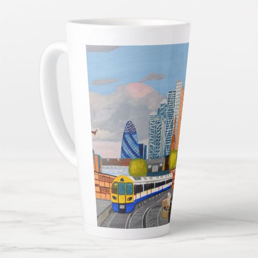 Mok van de London Overground Latte (Linkerhoek)