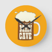 Mok van de Man van bier Vierkante Klok (Voorkant)