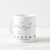 Mok van de naam Gareth peptide (Voorkant links)