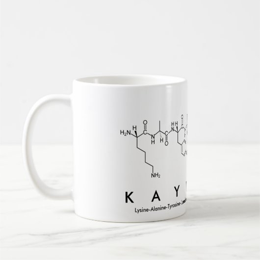 Mok van de naam Kayleigh peptide (Links)