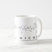 Mok van de naam Michel peptide (Voorkant rechts)