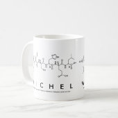 Mok van de naam Michel peptide (Voorkant links)