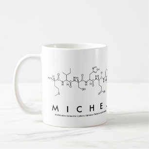 Mok van de naam Michel peptide