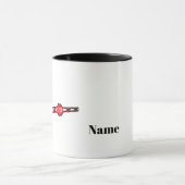 Mok van de naam van de mannelijke U.S. Border Patr (Midden)