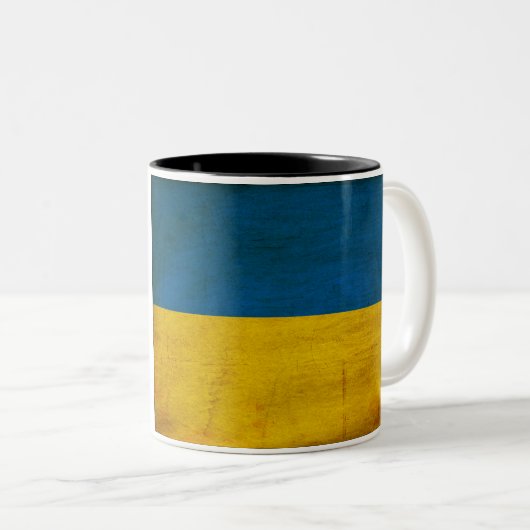 Mok van de Oekraïense vlag (Voorkant rechts)