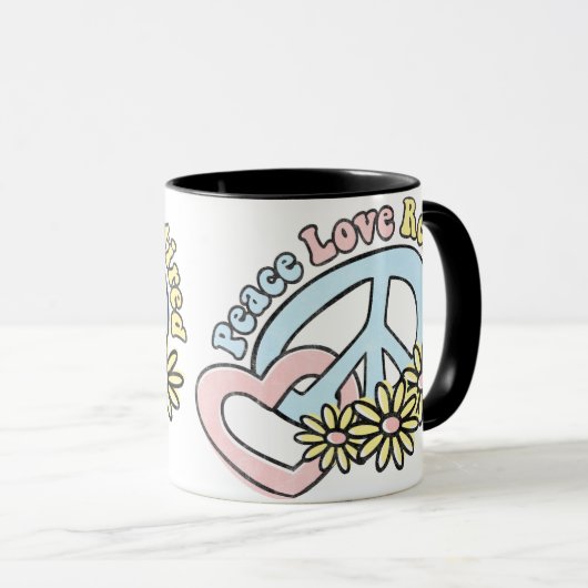 Mok van de Peace Love Revermoeid (Voorkant rechts)