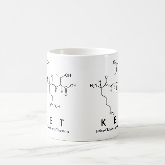 Mok van de peptidenaam Keet (Center)