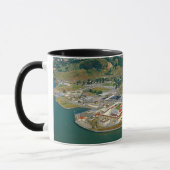 Mok van de Pictorial Coffee van San Quentin-gevang (Links)