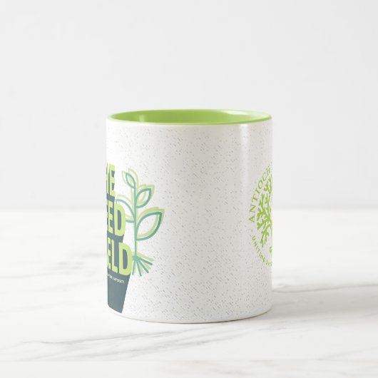 Mok van de Podcast van Seed Field (Center)