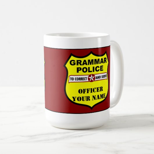  Mok van de politie van Grammar (Voorkant rechts)