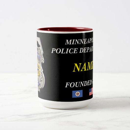 Mok van de politie van Minneapolis (Center)