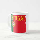 Mok van de Portugese vlag Coffee (Voorkant links)