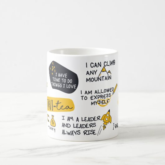 Mok van de positiviteit, motivatie en inspirerend (Center)