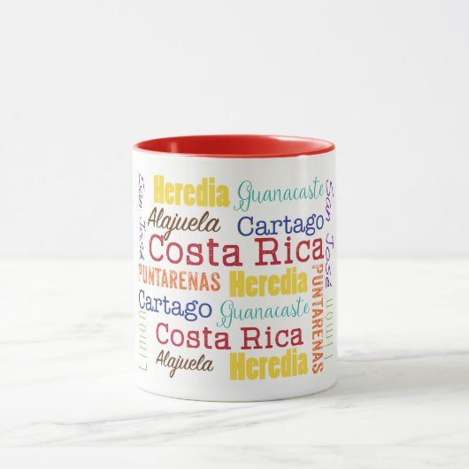 Mok van de provincies Costa Rica Coffee (Midden)
