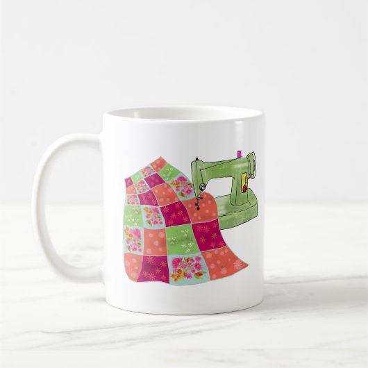 Mok van de quiltnaaimachine (Links)