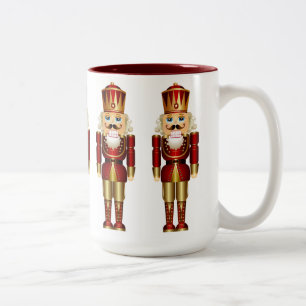 Mok van de Red and Gold Nutcrackers Two-Tone Coffe