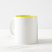 Mok van de regenboog van de Vrede Pugs (Voorkant links)