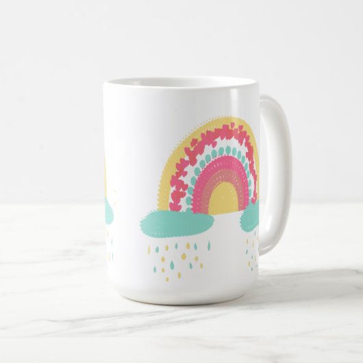 Mok van de regenboogkoffie van Tootsie Fruity (Voorkant rechts)