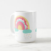 Mok van de regenboogkoffie van Tootsie Fruity (Voorkant links)