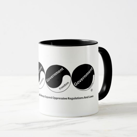 Mok van de regering YinYang (Voorkant rechts)