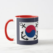 Mok van de Republiek Korea 한 컵 국 marinesnossement (Links)