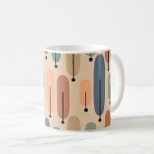 Mok van de Retro Coffee van atoombomen (Voorkant rechts)