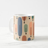 Mok van de Retro Coffee van atoombomen (Voorkant links)